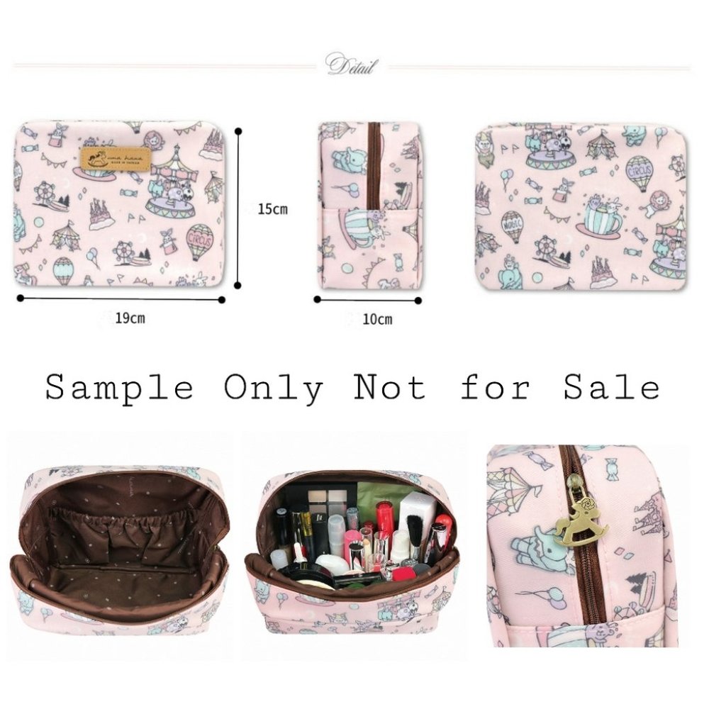 Waterproof Beach Corgi Cube Makeup Cosmetic Bag - Picture 2 of 13